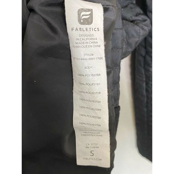 Fabletics Pine Zip Jacket Quilted Better Sweater - Picture 5 of 5